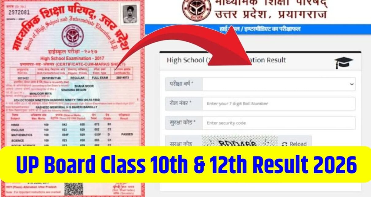 UP Board Class 10th & 12th Result 2026 Kab Aayega